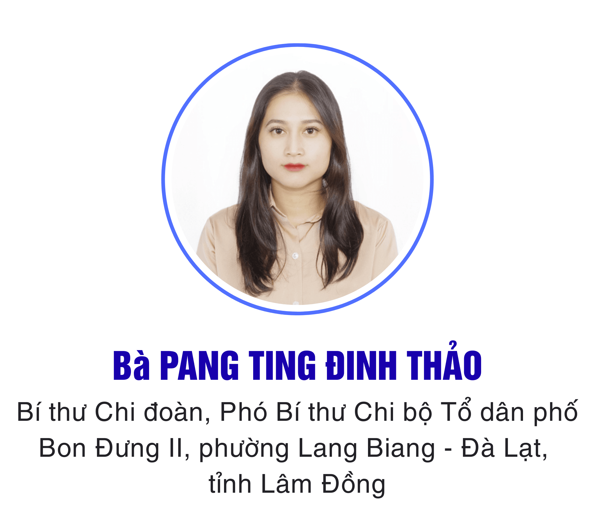 Bà PANG TING ĐINH THẢO