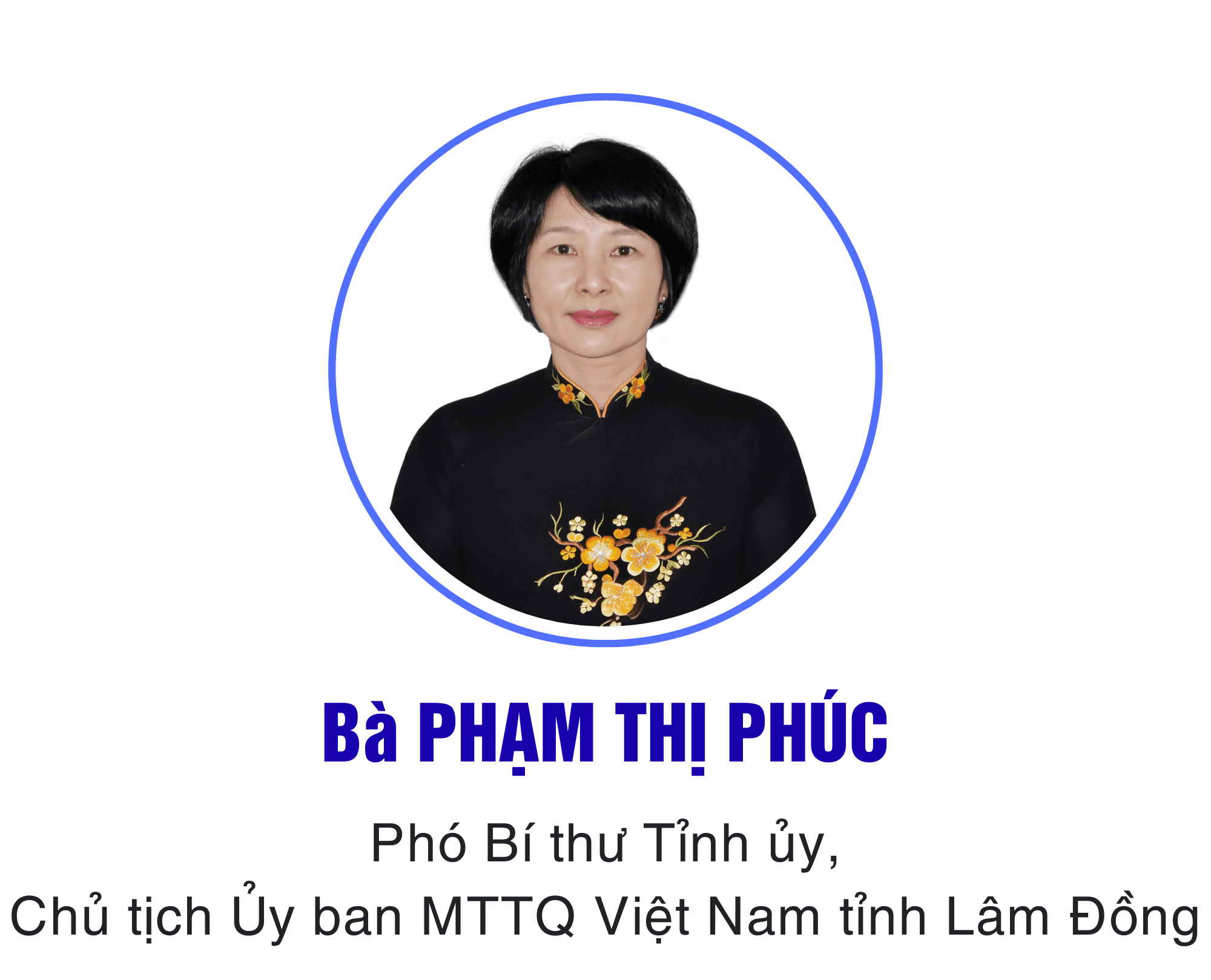 Bà PHẠM THỊ PHÚC
