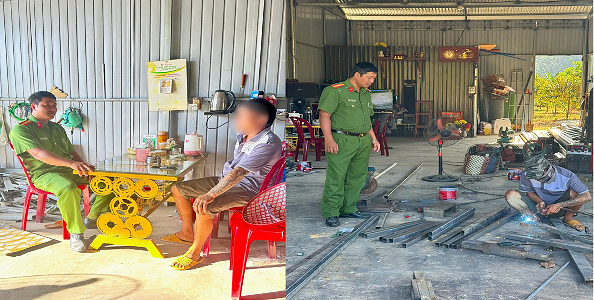 Đồng chí Mai Lê Hoài Bảo thường xuyên thăm hỏi, động viên, lắng nghe tâm tư, nguyện vọng và định hướng tư tưởng cho anh H (2)