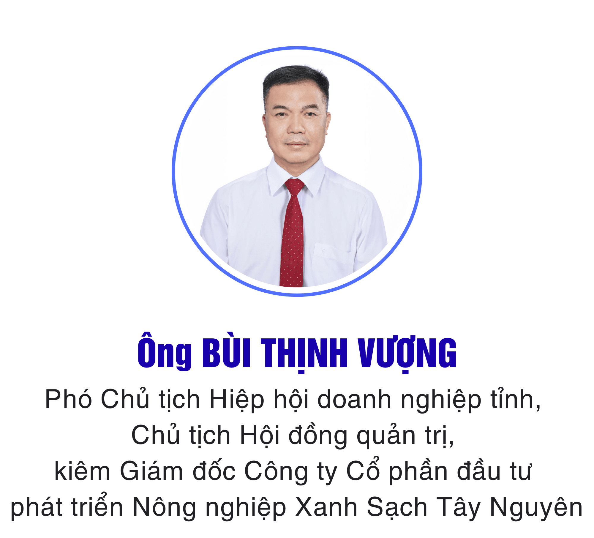Ông BÙI THỊNH VƯỢNG
