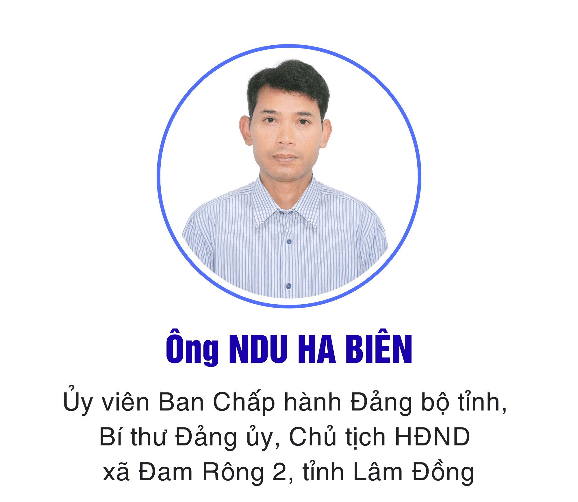 Ông NDU HA BIÊN