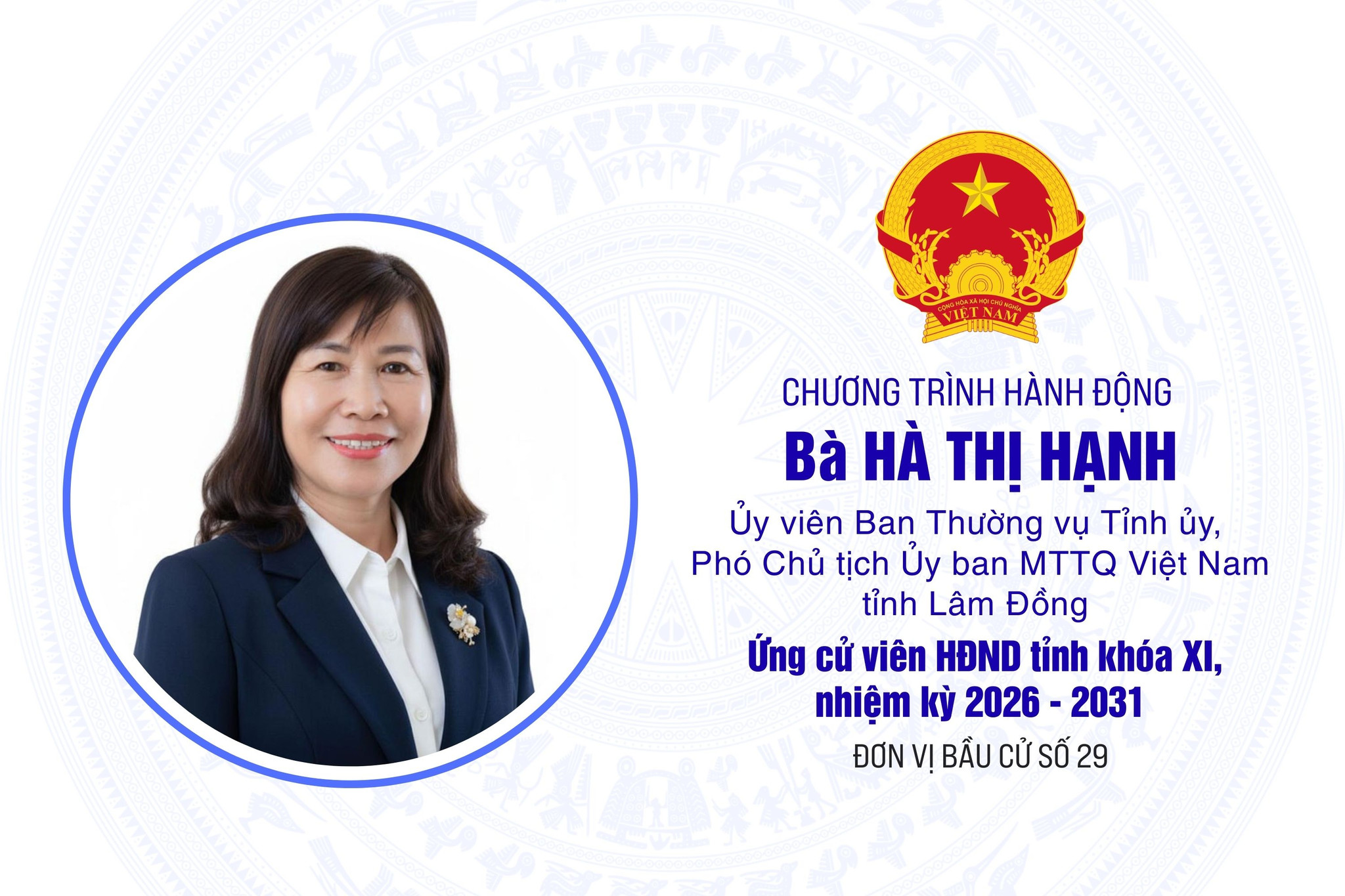 Bà HÀ THỊ HẠNH pc