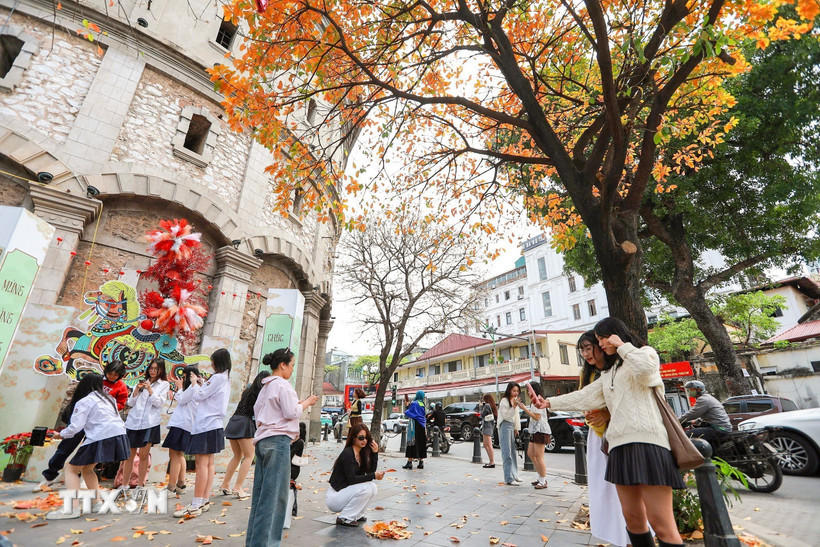 Nắng ấm quay trở lại miền Bắc. (Ảnh: Khánh Hòa/TTXVN)