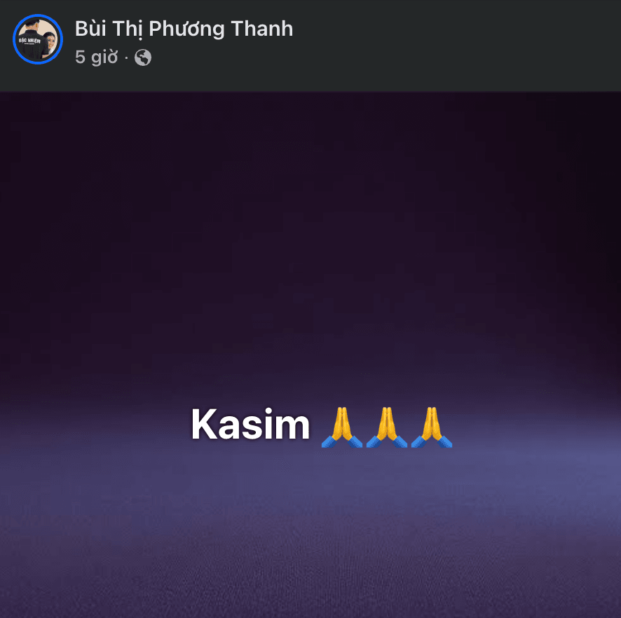 Phương Thanh nghẹn ngào trước sự ra đi của Kasim Hoàng Vũ
