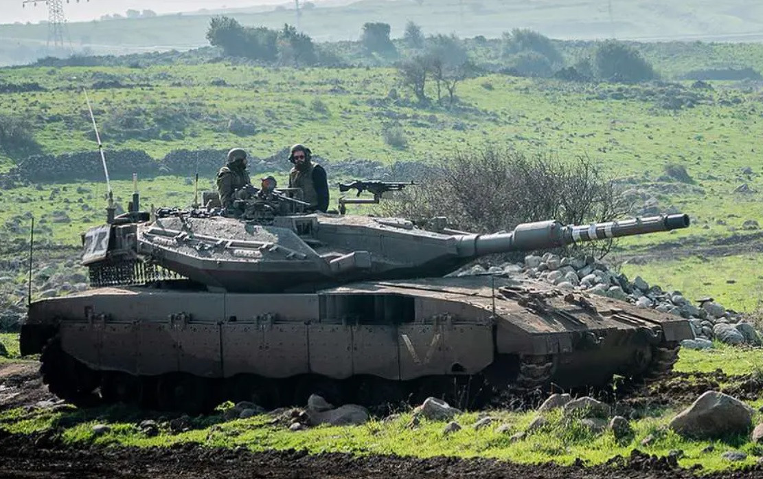 Xe tăng Merkava 4 của Israel tại chiến trường