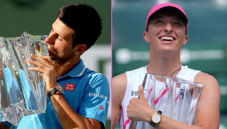 Djokovic và Swiatek trước cơ hội tạo lập kỷ lục mới tại Indian Wells 2026