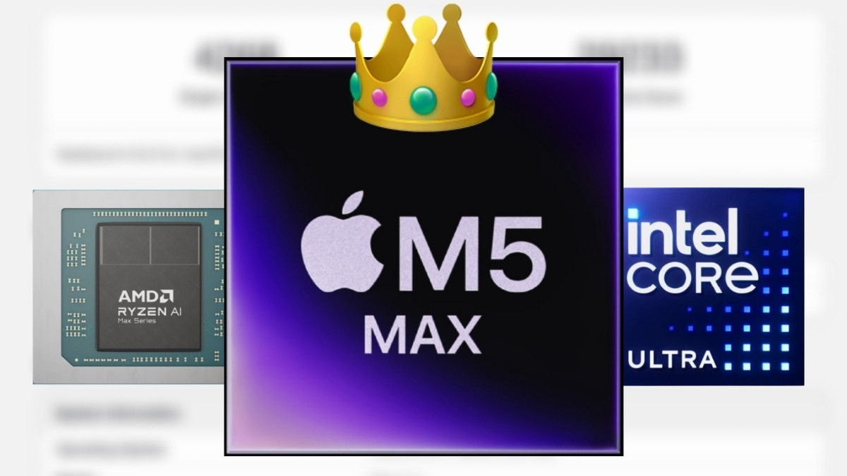 Apple M5 Max dễ dàng nghiền nát các dòng chip laptop hàng đầu hiện nay như Intel Core Ultra 9 275HX Apple M5 Max dễ dàng nghiền nát các dòng chip laptop hàng đầu hiện nay như Intel Core Ultra 9 275HX