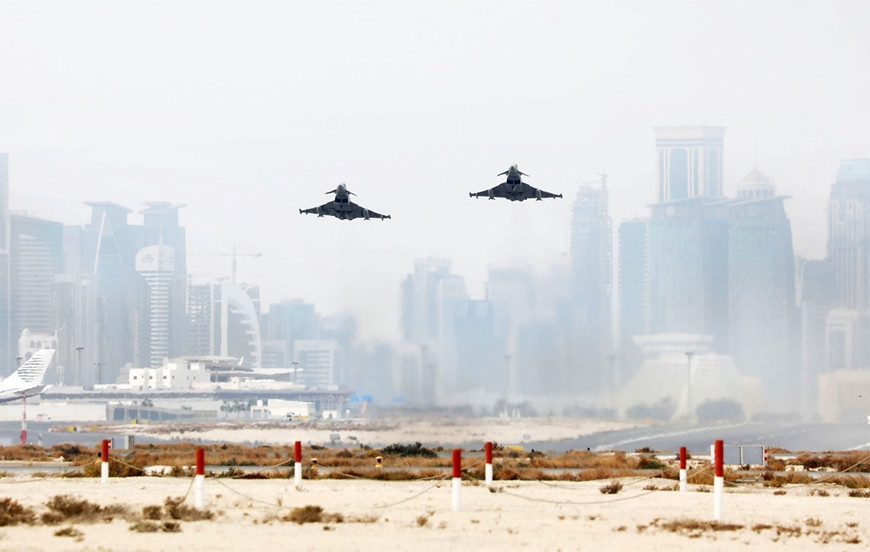 Diễn tập chung giữa Anh và Qatar với tiêm kích Typhoon