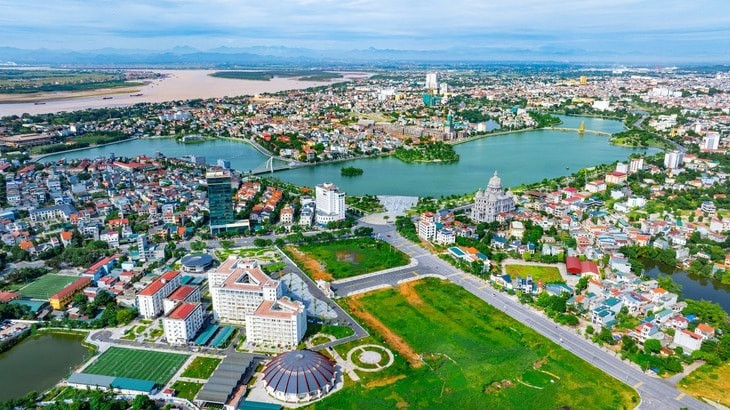 Toàn cảnh phường Việt Trì, Link vào Phú Thọ nhìn từ trên cao
