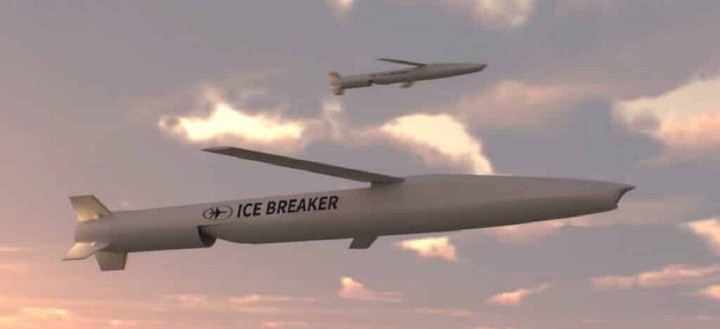 Tên lửa dẫn đường tầm xa Ice-breaker2 được sử dụng trong các cuộc không kích chính xác.