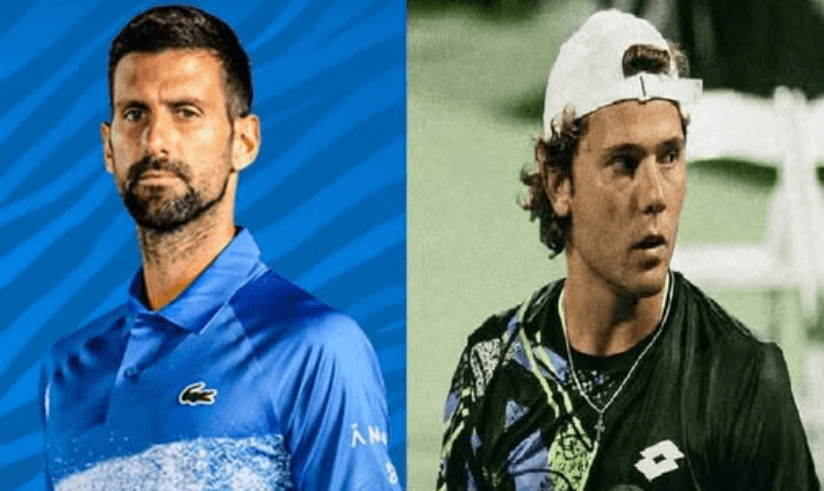 Novak Djokovic đối đầu Aleksandar Kovacevic