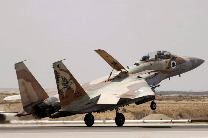 Tiêm kích F-15I của Không quân Israel tham gia chiến dịch tấn công Iran năm 2026.