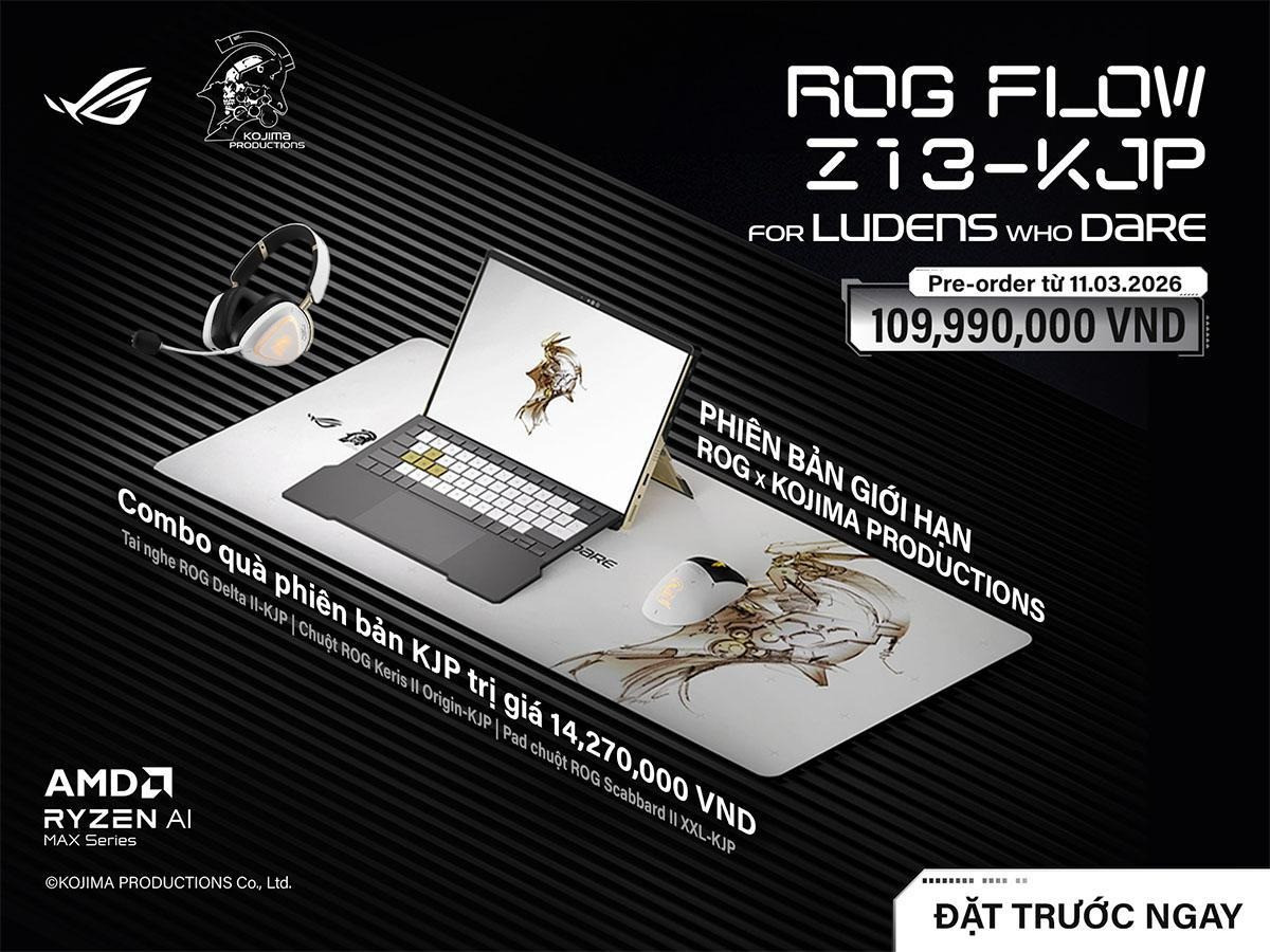ROG Flow Z13-KJP có mức giá niêm yết là 109.990.000 VN