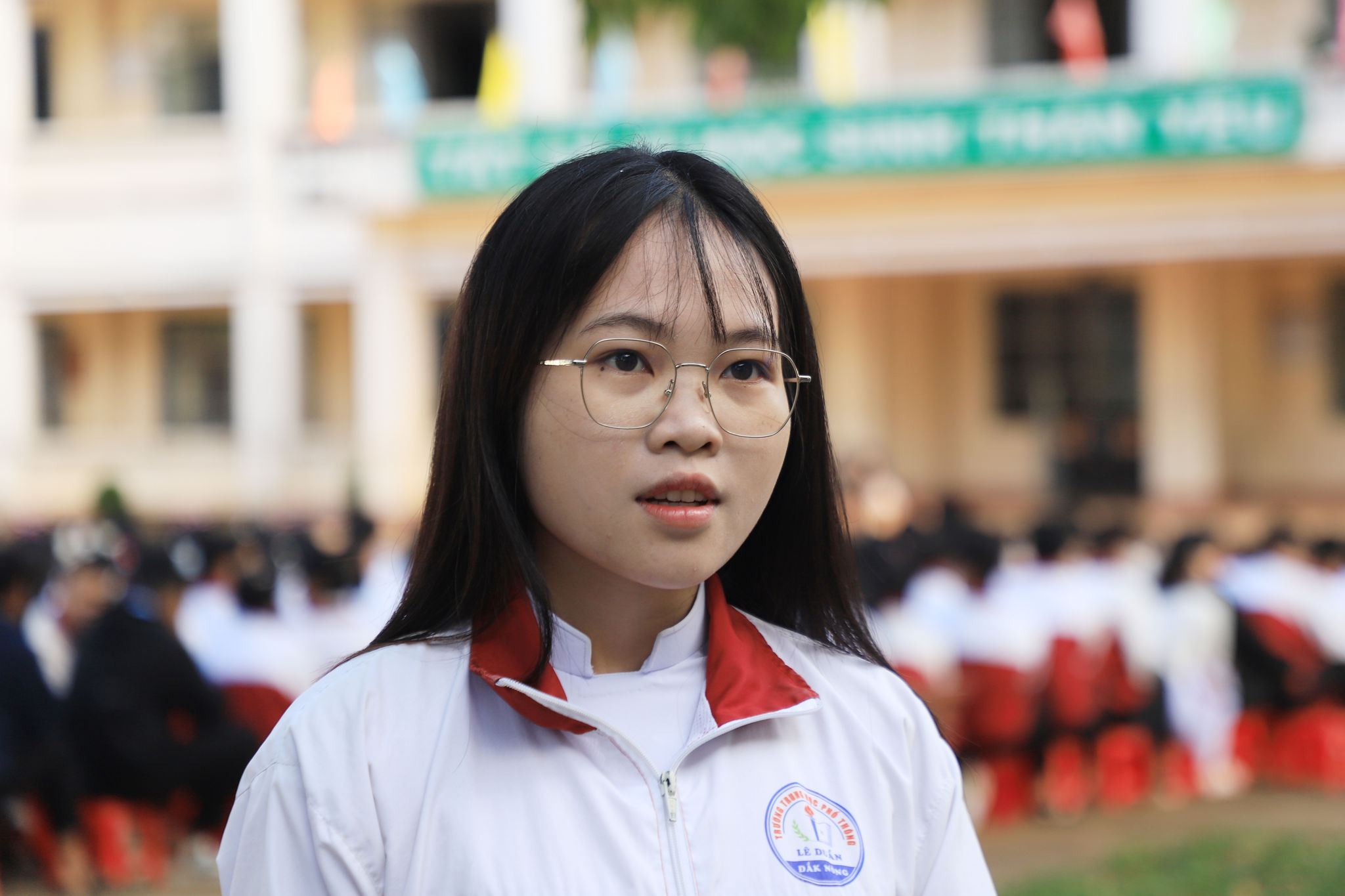 Em Ma Thị Thanh Thủy chia sẻ niềm tự hào của một cử tri trẻ