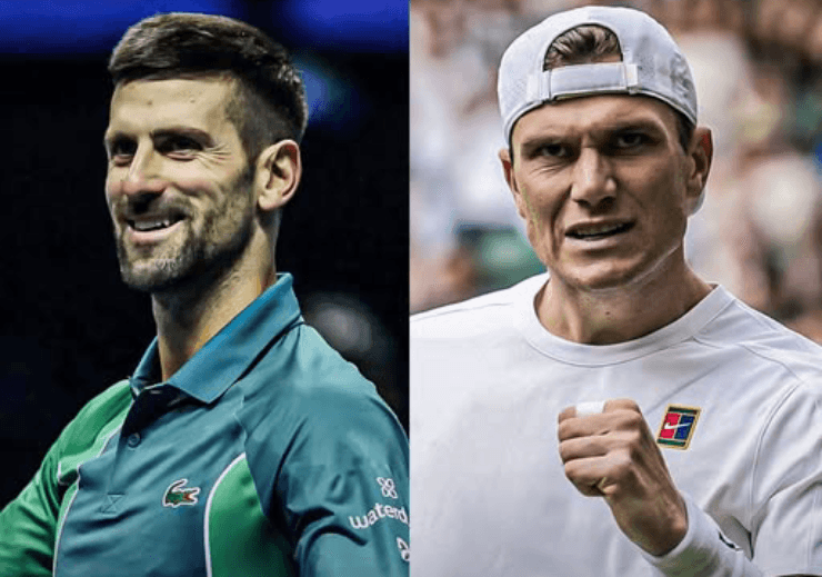 Djokovic (bên trái) sắp chạm trán Draper (bên phải) lần thứ hai tại vòng 4 Indian Wells 2026