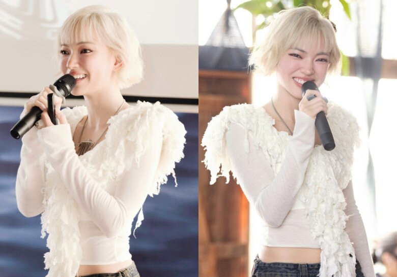 Châu Bùi mong muốn phát triển song song vai trò người mẫu và ca sĩ.