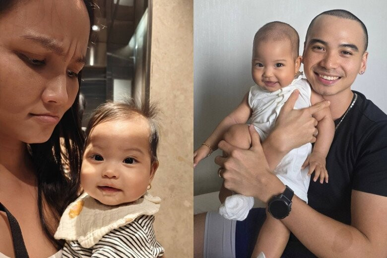 Em bé người Ê Đê của Hoa hậu H’Hen Niê có nhiều biểu cảm đáng yêu.