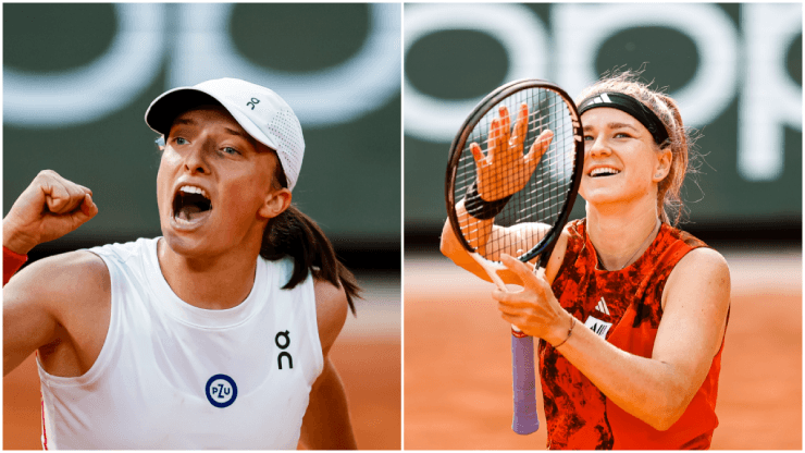 Màn so tài giữa Iga Swiatek và Karolina Muchova tại vòng 4 đơn nữ Indian Wells 2026