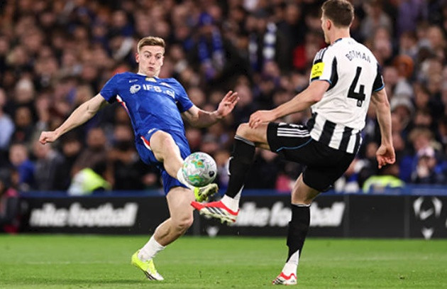 Liam Delap trong một buổi tập của Chelsea