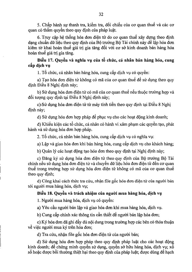 TOÀN VĂN: Dự thảo Nghị định quy định về hóa đơn điện tử, chứng từ điện tử- Ảnh 33.