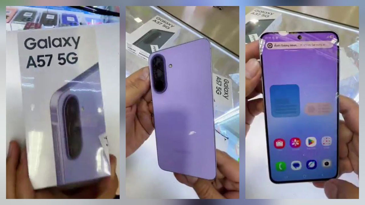 Galaxy A57 sở hữu thiết kế cao cấp với viền màn hình mỏng
