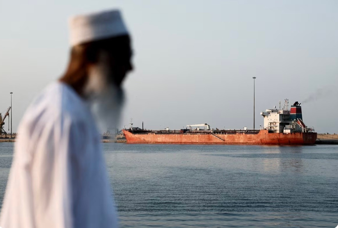 Khu vực eo biển Hormuz nơi diễn ra căng thẳng hàng hải.