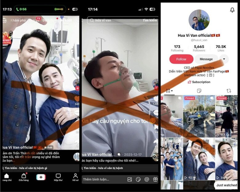 Hứa Vĩ Văn cảnh báo về tài khoản giả mạo AI.