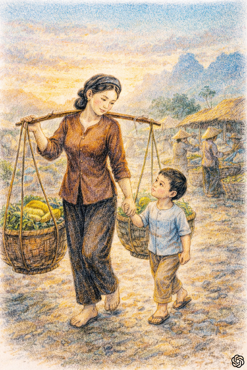 Mẹ gánh copy