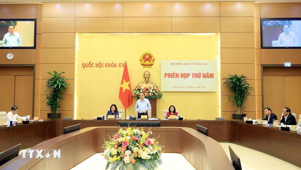 Quang cảnh phiên họp. (Ảnh: Tuấn Anh/TTXVN)