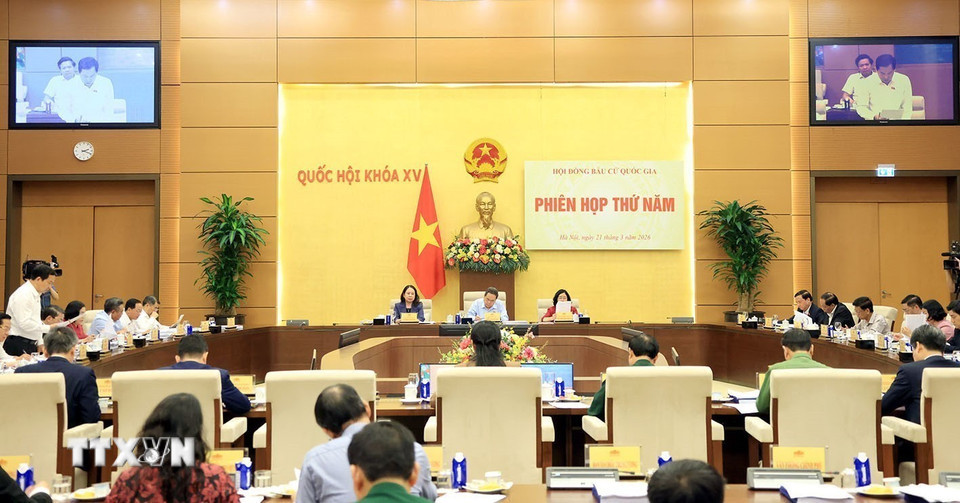 Quang cảnh phiên họp. (Ảnh: Tuấn Anh/TTXVN)