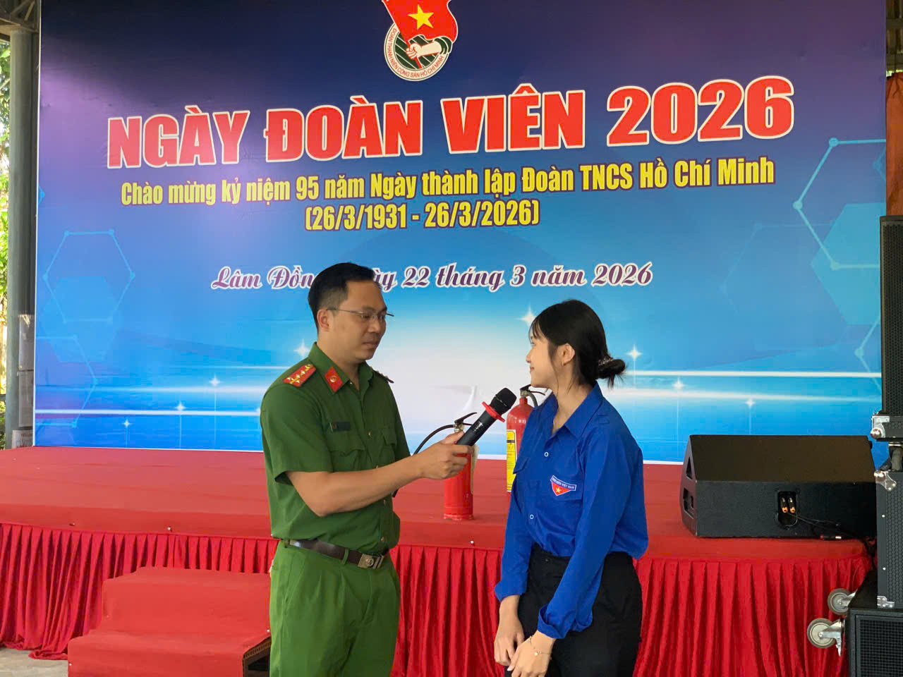 Tập huấn kỹ năng, nâng cao kiến thức về PCCC cho các em học sinh trường THCS Lộc Sơn phường B