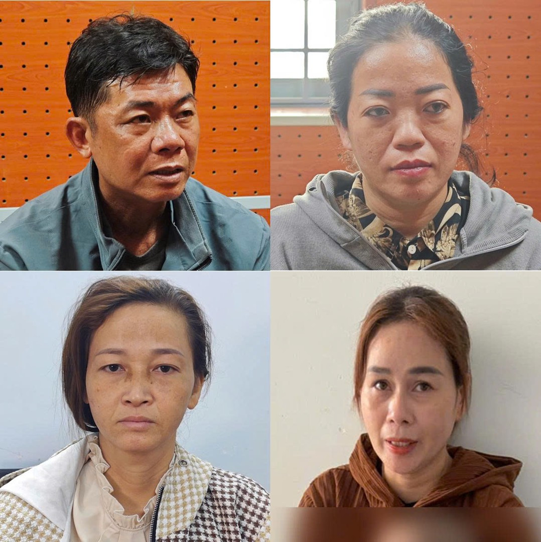 Nhóm đối tượng Nguyễn Văn Tâm, Nguyễn Thị Yến Linh, Nguyễn Thị Thùy và Lê Thị Lài