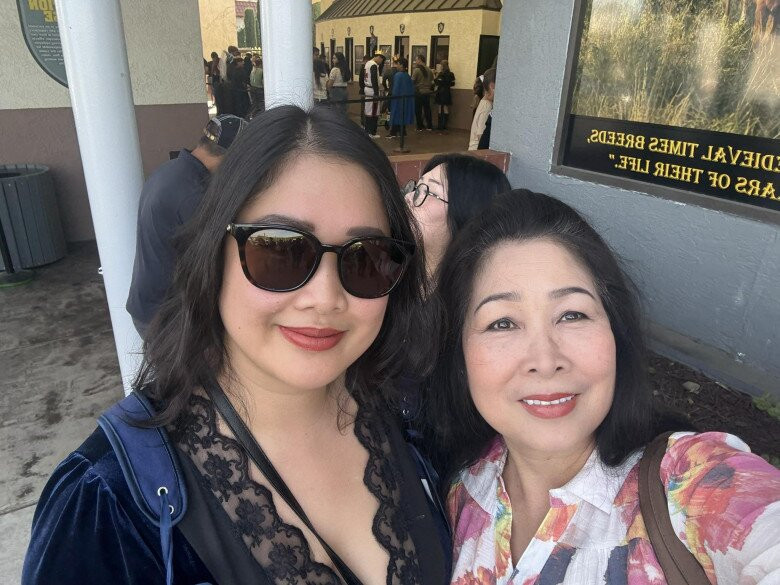 Con gái Nhật Kim Anh tràn đầy năng lượng.