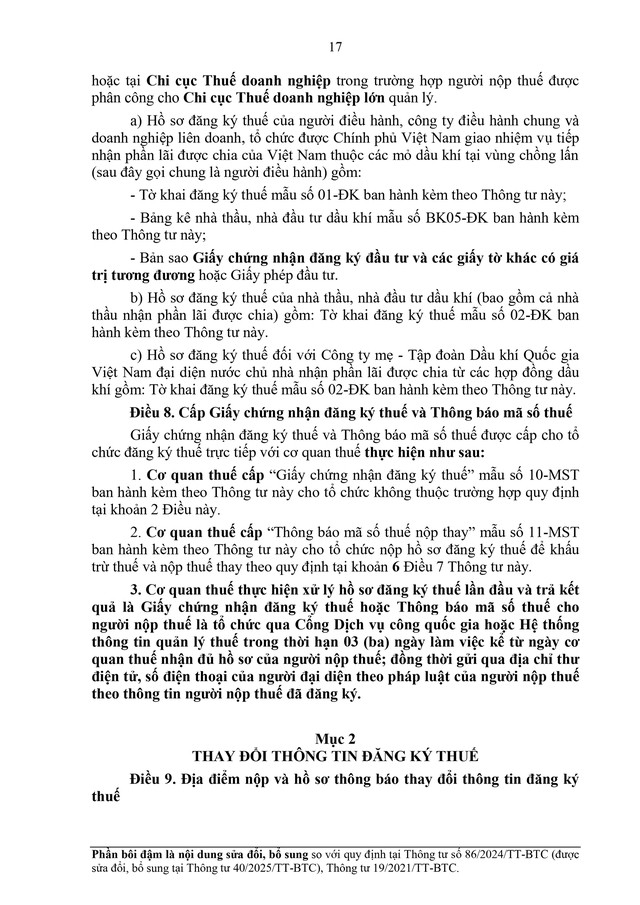 TOÀN VĂN: Dự thảo Thông tư về đăng ký thuế- Ảnh 17.