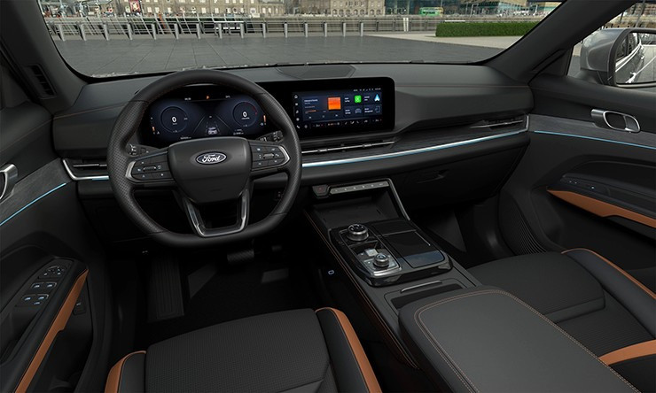 Không gian nội thất hiện đại của Ford Territory 2026