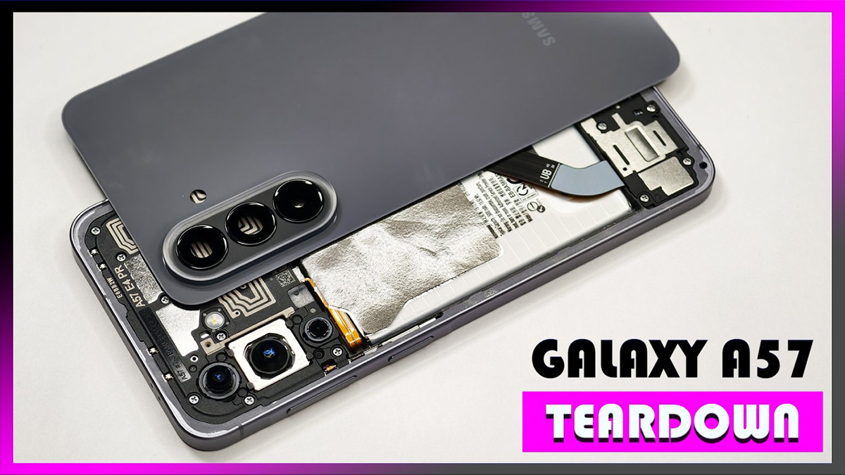 Vừa ra mắt Galaxy A57 5G đã bị mổ bụng để khám phá khả năng sửa chữa