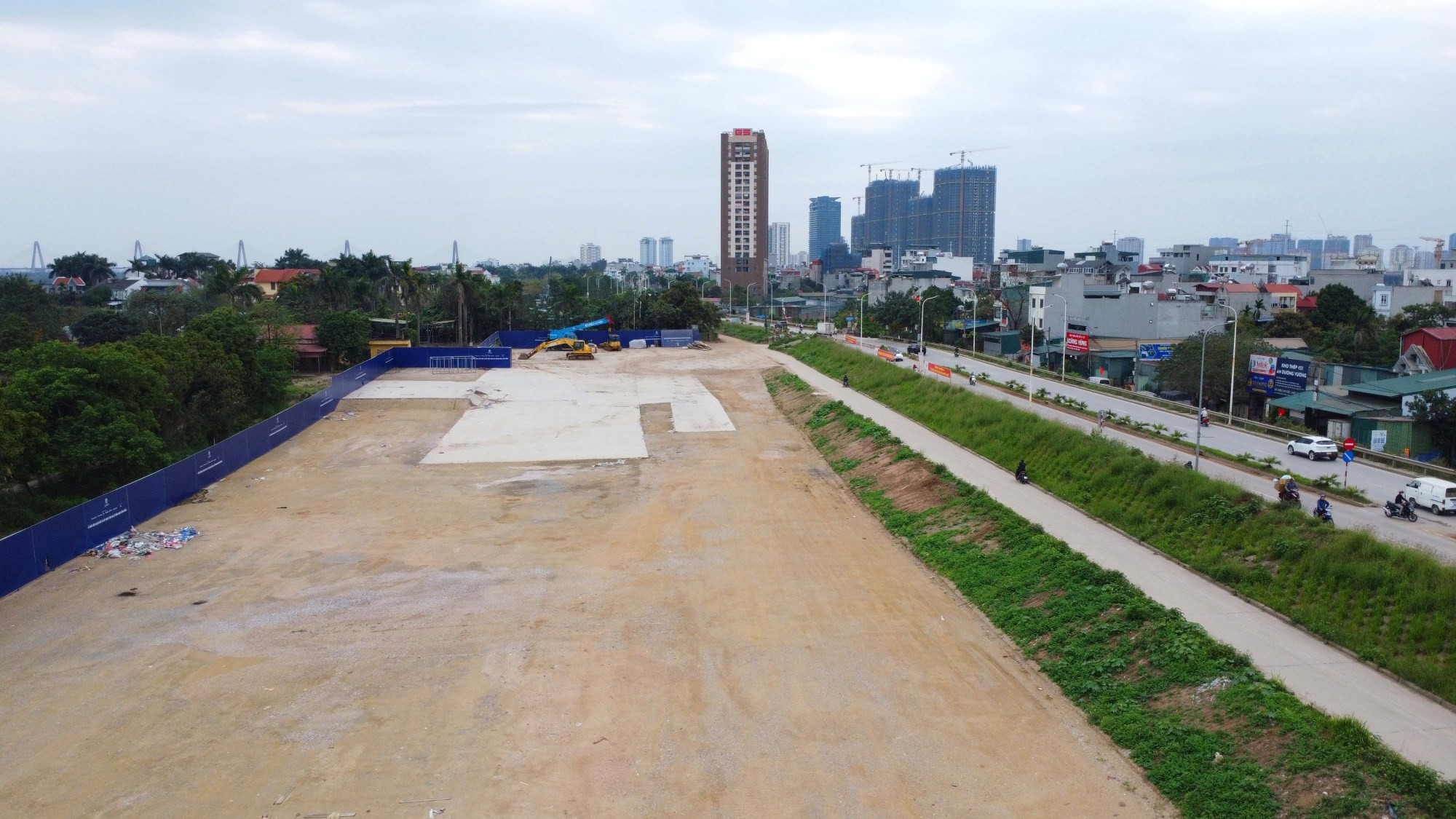 Khu đất dự án tiếp giáp đường Vành đai 3 và An Dương Vương
