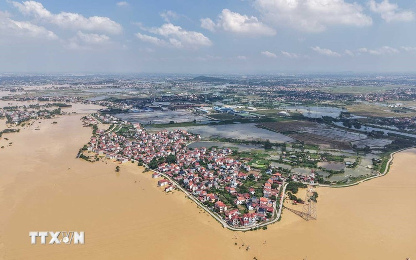 Nâng cao chất lượng đánh giá rủi ro, hướng tới quản lý thiên tai chủ động. (Ảnh: Hoàng Hiếu/TTXVN)