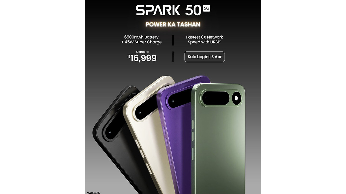 Tecno Spark 50 5G có mức giá cạnh tranh và hỗ trợ nhiều công nghệ kết nối