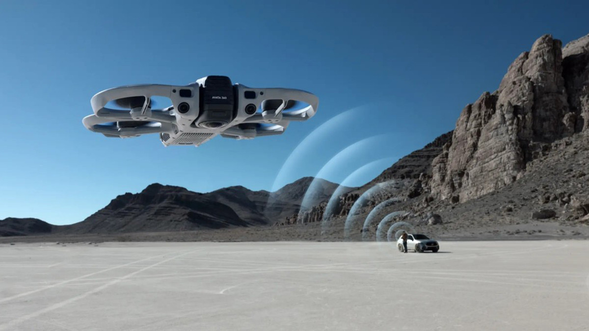 Cảm biến tránh va chạm trên DJI Avata 360 giúp bay an toàn hơn