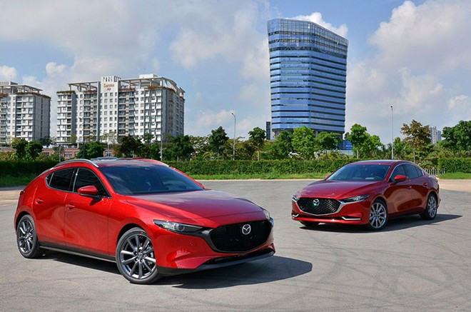 Thiết kế ngoại thất Mazda3 2026 trẻ trung và hiện đại.