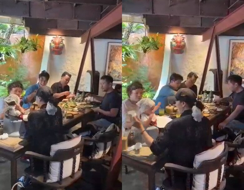 Ấm lòng trước khung cảnh mẹ ruột Ngô Thanh Vân cùng con rể chăm cháu.