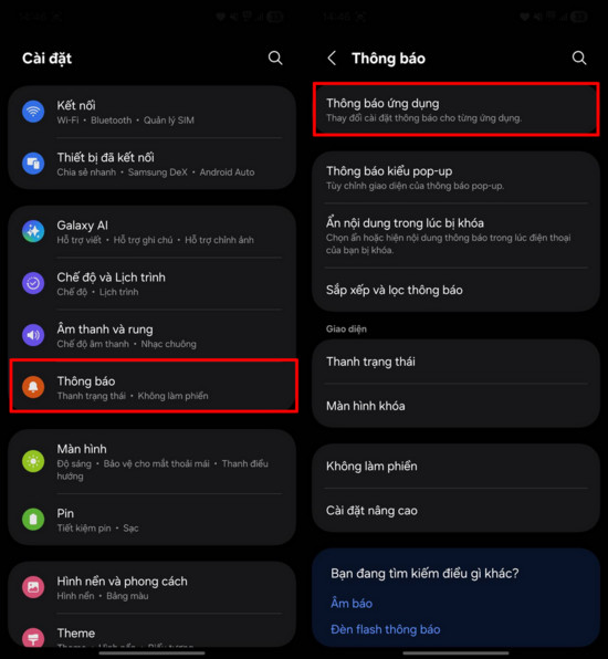 Cài đặt thông báo cho Zalo trên điện thoại