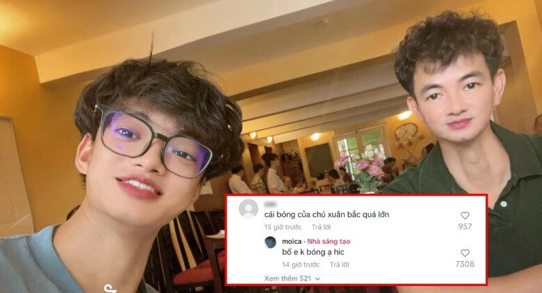 Trước đó, Khánh Minh cũng thường xuyên có câu trả lời dí dỏm, hài hước về bố.