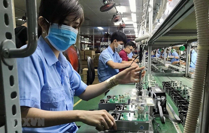 GDP quý này ước tính tăng 7,83% so với cùng kỳ năm trước, là mức tăng trưởng đầy khích lệ, vượt xa con số 7,07% của quý 1/2025. (Ảnh: Vietnam+)