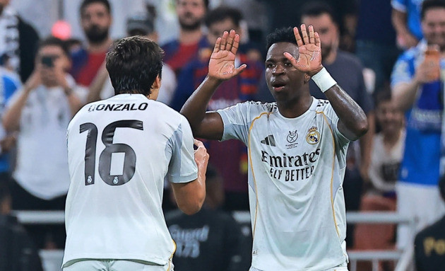 Vinicius Jr cân nhắc chuyển đến Ngoại hạng Anh hoặc PSG nếu quyết định rời Real Madrid.