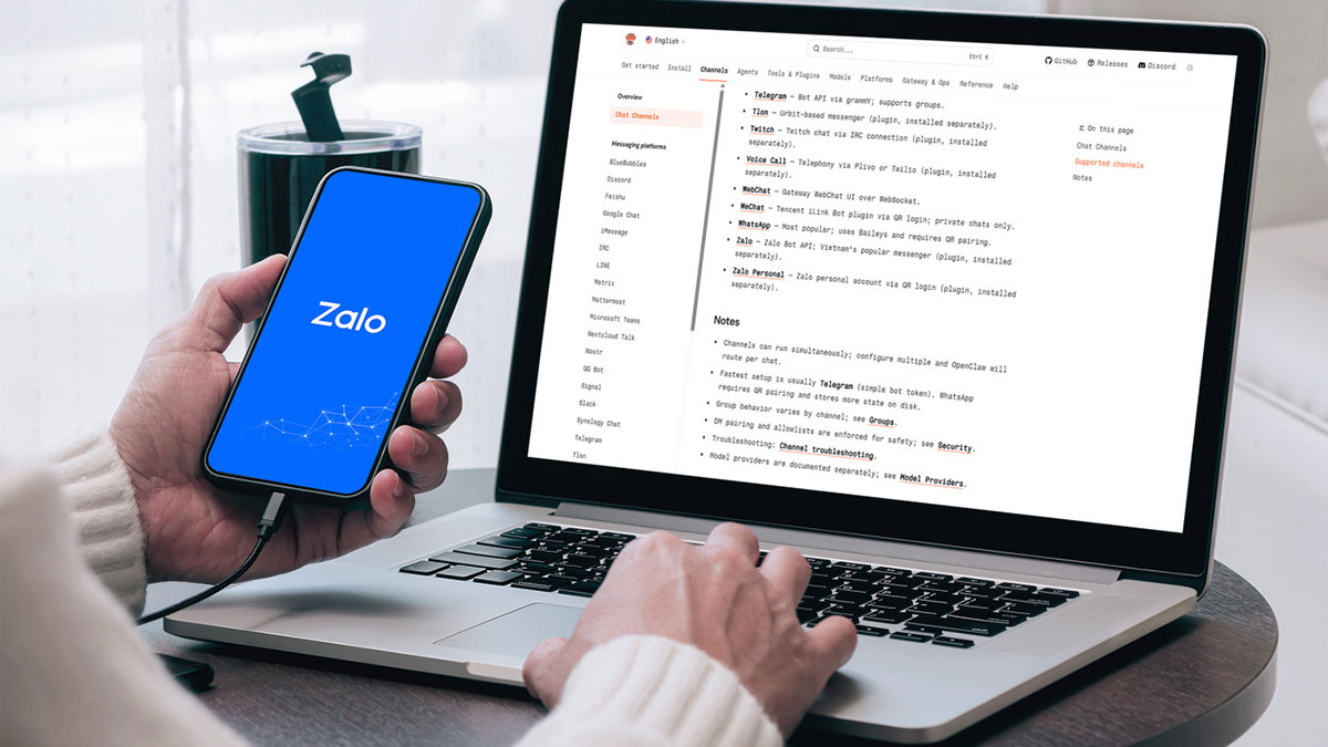 Giao diện Zalo hướng tới việc tích hợp các giải pháp trí tuệ nhân tạo