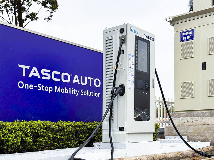Tasco Auto đặt mục tiêu mở rộng hệ thống trạm sạc nhanh trên toàn quốc