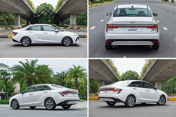 Đầu xe Hyundai Accent 2026 ấn tượng với dải đèn LED kéo dài