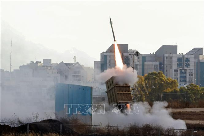 Hệ thống phòng không Iron Dome của Israel đặt ở Ashdod